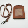 Mekafa Magyard gantungan Id card holder name tag kulit Asli Premium - Gambar 6