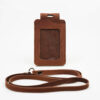 Mekafa Magyard gantungan Id card holder name tag kulit Asli Premium - Gambar 5